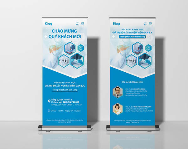 Standee hội nghị khoa học Diag