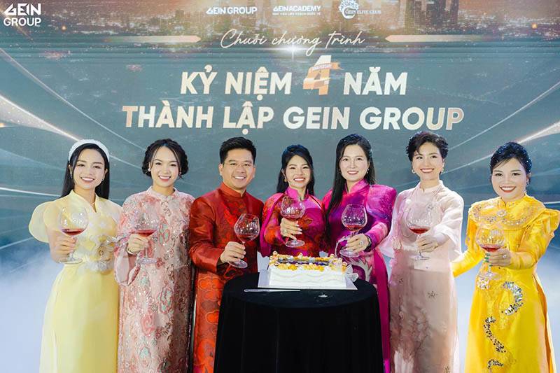 Tổ chức sự kiện kỷ niệm 4 năm thành lập công ty GEIN Group