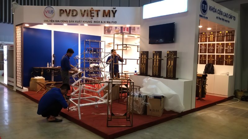 Booth sự kiện của PVD Việt Mỹ