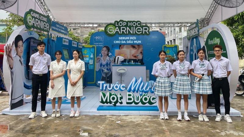 hoạt động activation của Garnier