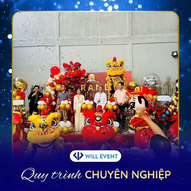 Tổ chức lễ khai trương cửa hàng tại Will Event