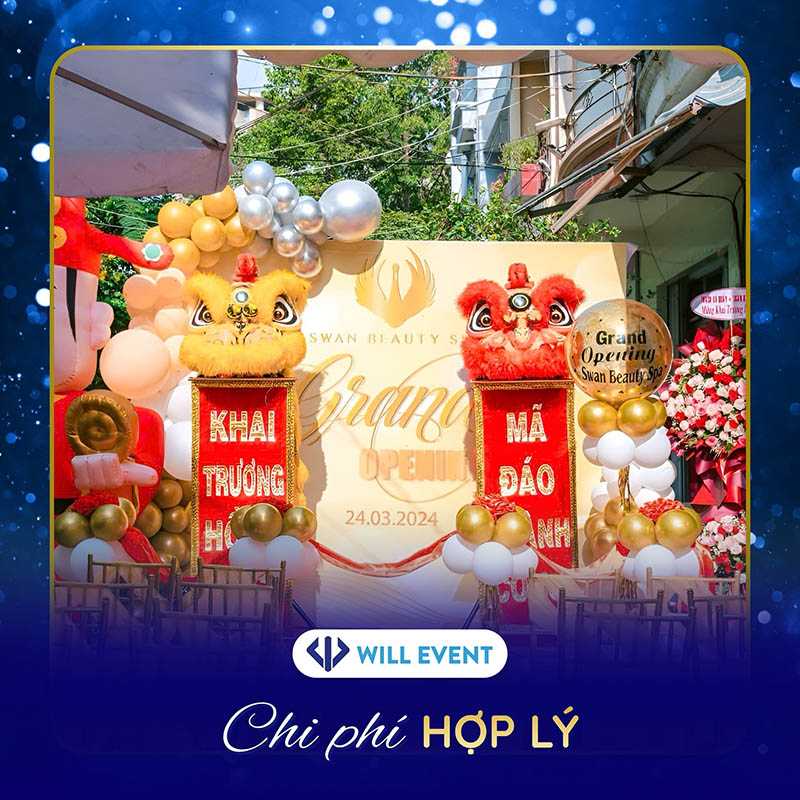 Tổ chức lễ khai trương cửa hàng tại Will Event