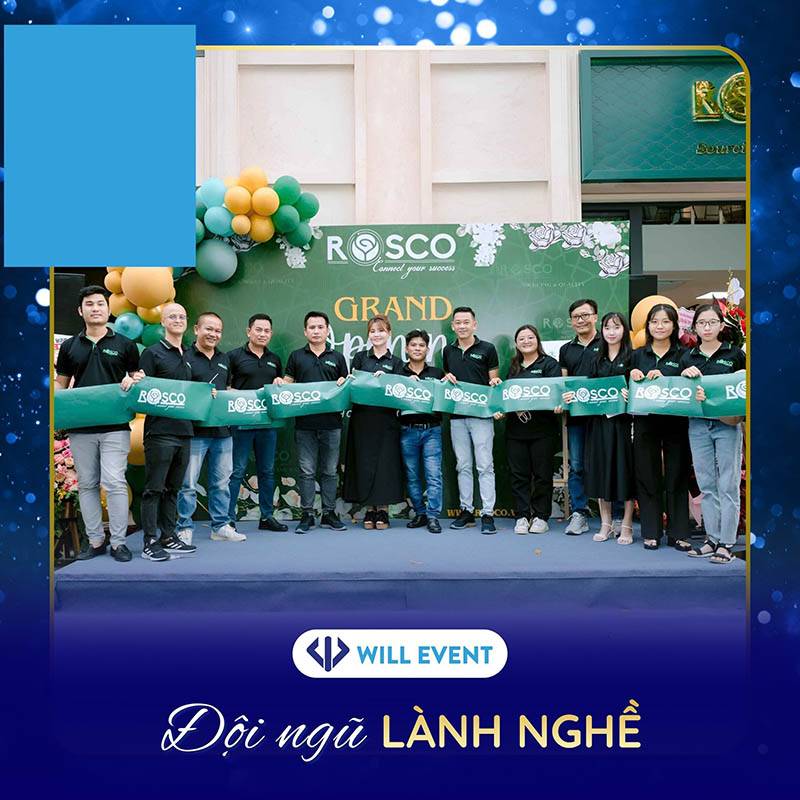 Tổ chức lễ khai trương cửa hàng tại Will Event