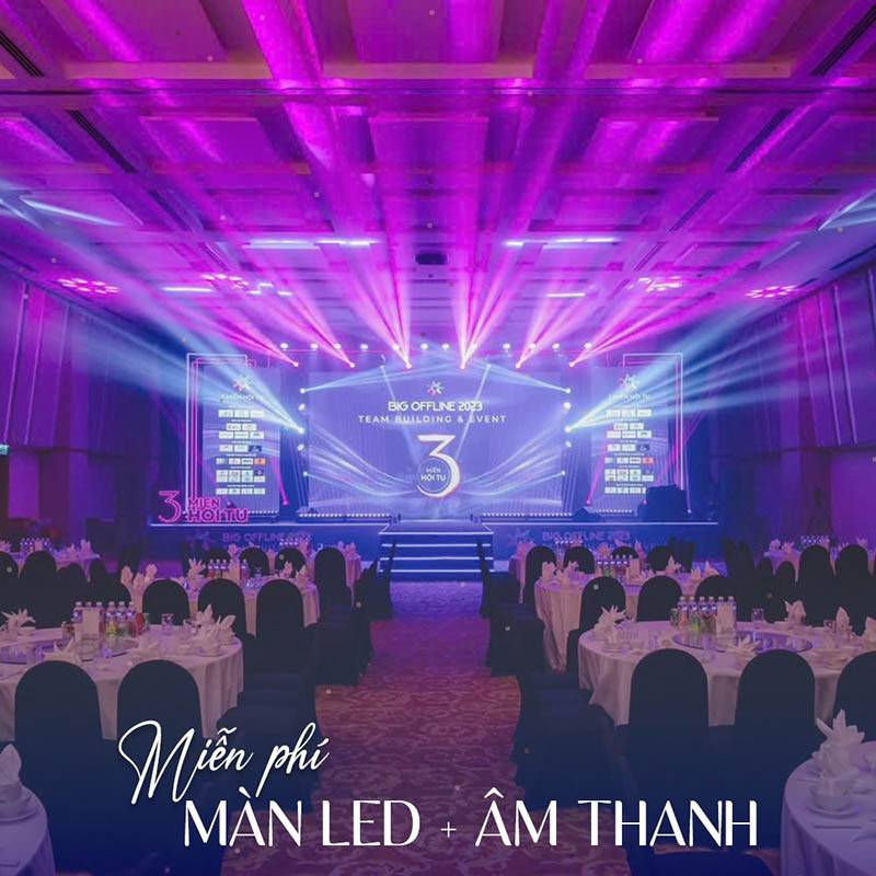 Màn Led - âm thanh miễn phí tại tiệc tất niên