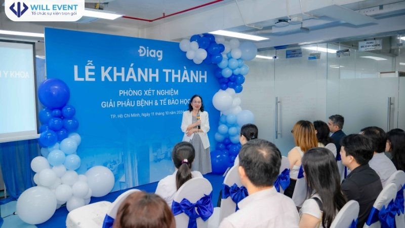 Lễ khánh thành phòng xét nghiệm giải phẫu bệnh và tế bào học của Diag do Will Event tổ chức