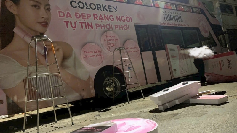 setup sự kiện cho colorkey