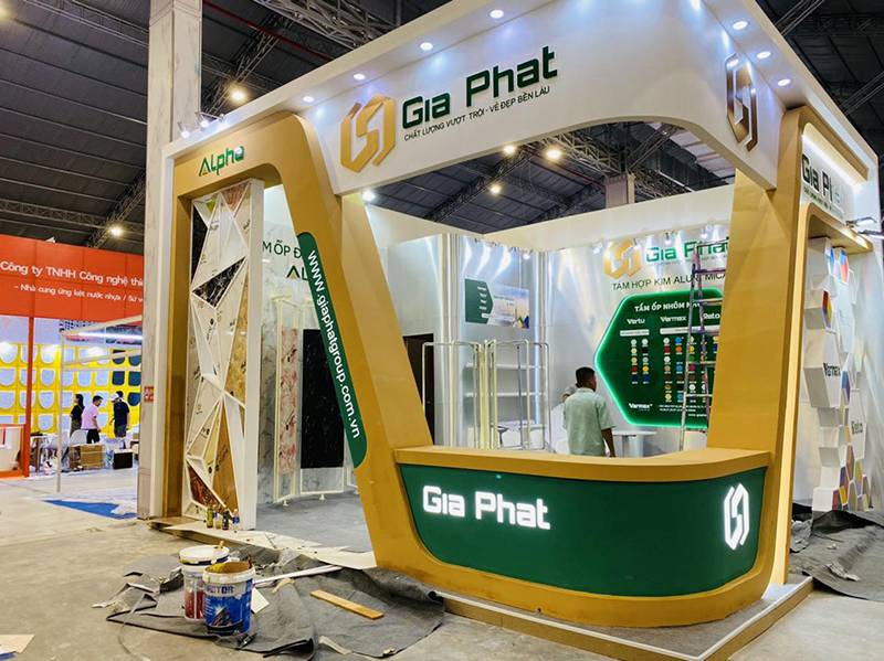 Gian hàng triển lãm của Gia Phát Group