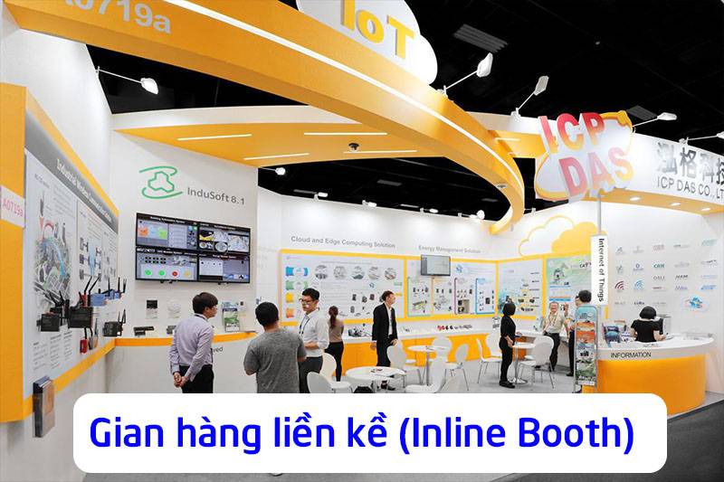 Gian hàng liền kề (Inline Booth)