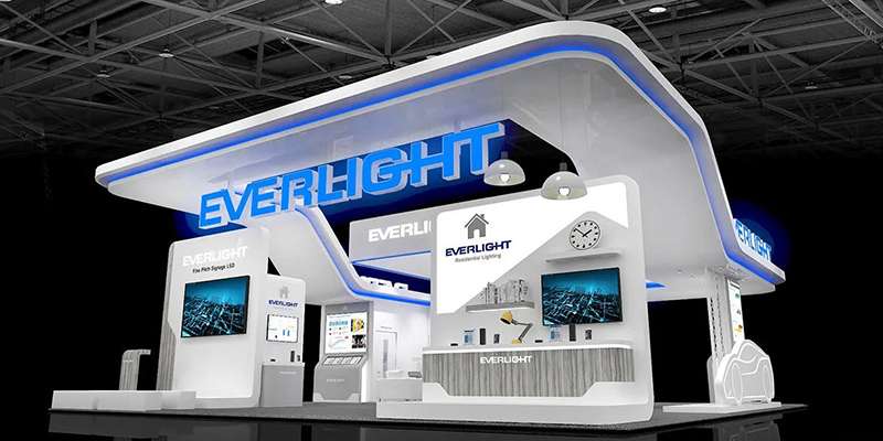 Bản 3D gian hàng triển lãm Everlight