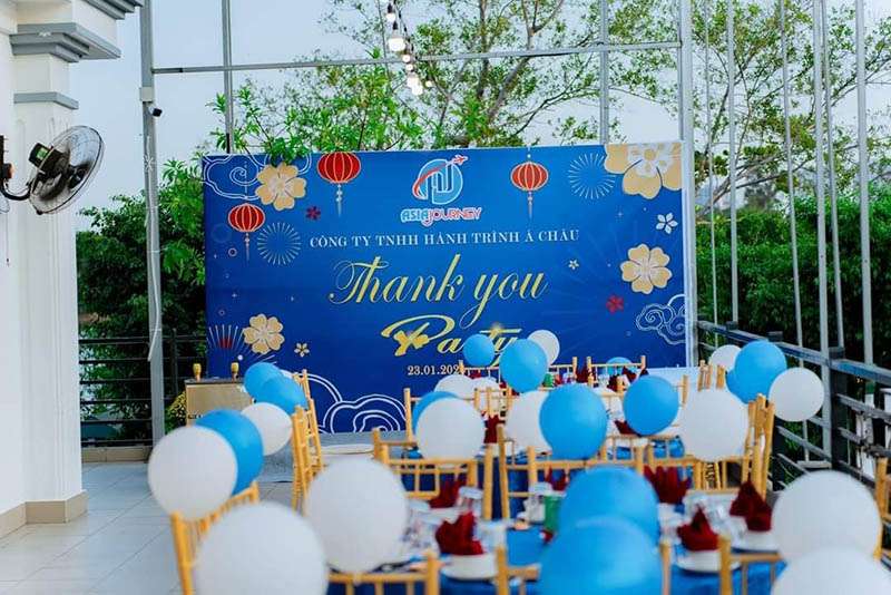 Tổ chức tiệc tri ân khách hàng Asia Jurney