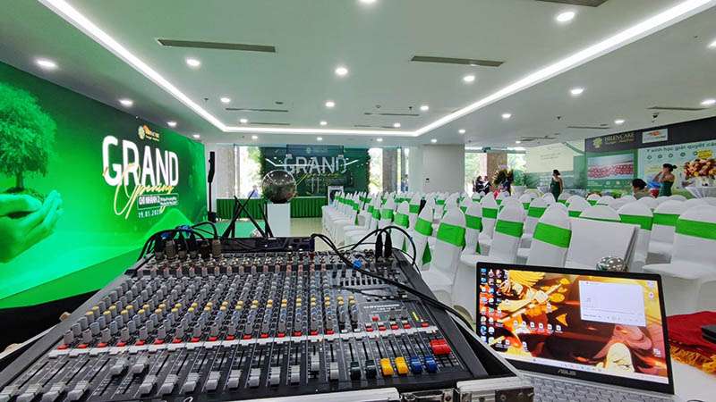 Triển khai hệ thống âm thanh ánh sáng tại 1 sự kiện