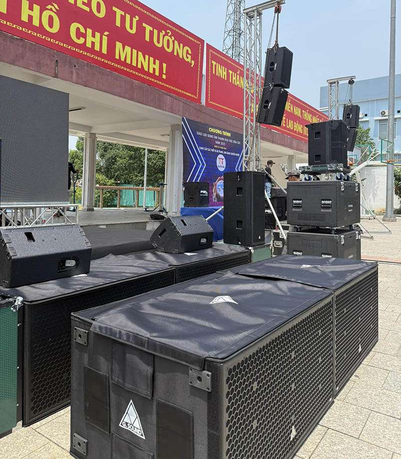 Triển khai hệ thống âm thanh ánh sáng tại 1 sự kiện