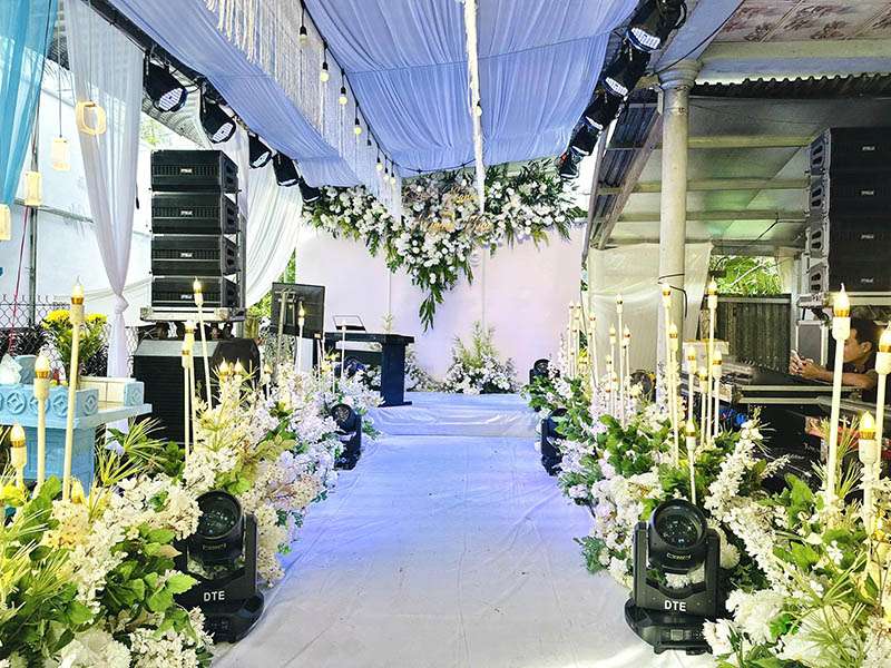Triển khai hệ thống âm thanh ánh sáng tại 1 sự kiện