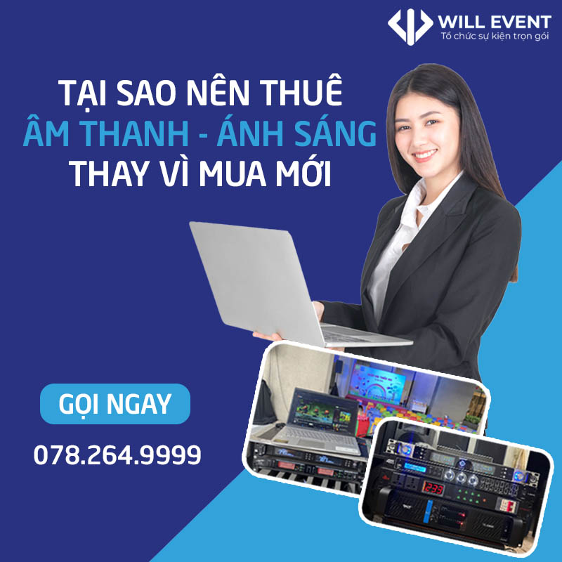 Tại sao nên thuê âm thanh - ánh sáng thay vì mua mới
