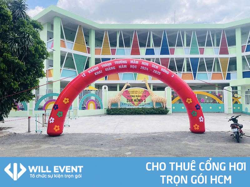 Cho thuê cổng hơi sự kiện trọn gói tại HCM