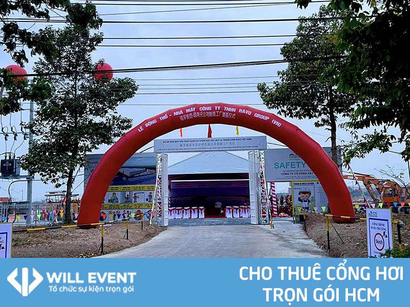 Cho thuê cổng hơi sự kiện trọn gói tại HCM
