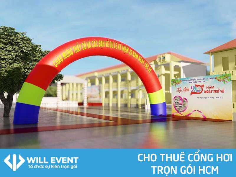 Cho thuê cổng hơi sự kiện trọn gói tại HCM