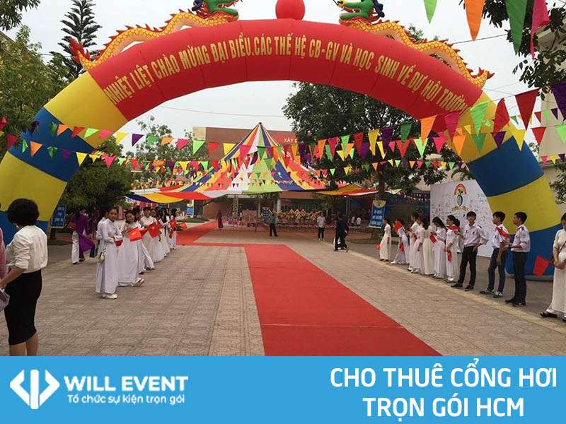 Cho thuê cổng hơi sự kiện trọn gói tại HCM
