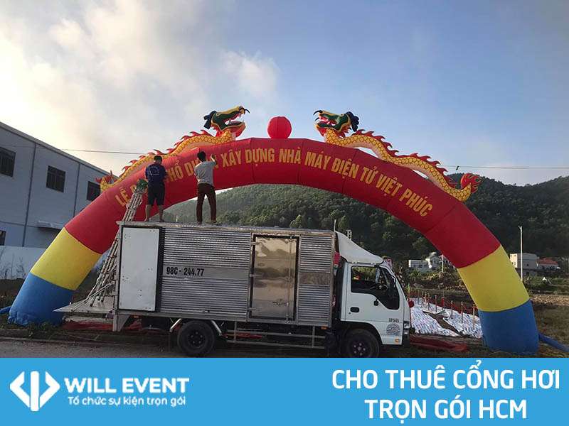 Cho thuê cổng hơi sự kiện trọn gói tại HCM