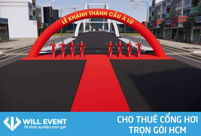 Cho thuê cổng hơi sự kiện trọn gói tại HCM