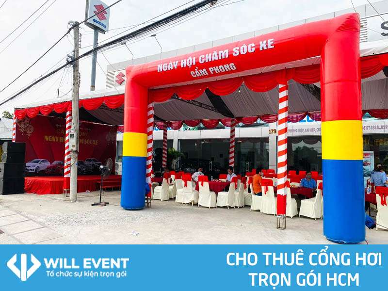 Cho thuê cổng hơi sự kiện trọn gói tại HCM