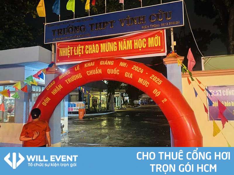 Cho thuê cổng hơi sự kiện trọn gói tại HCM