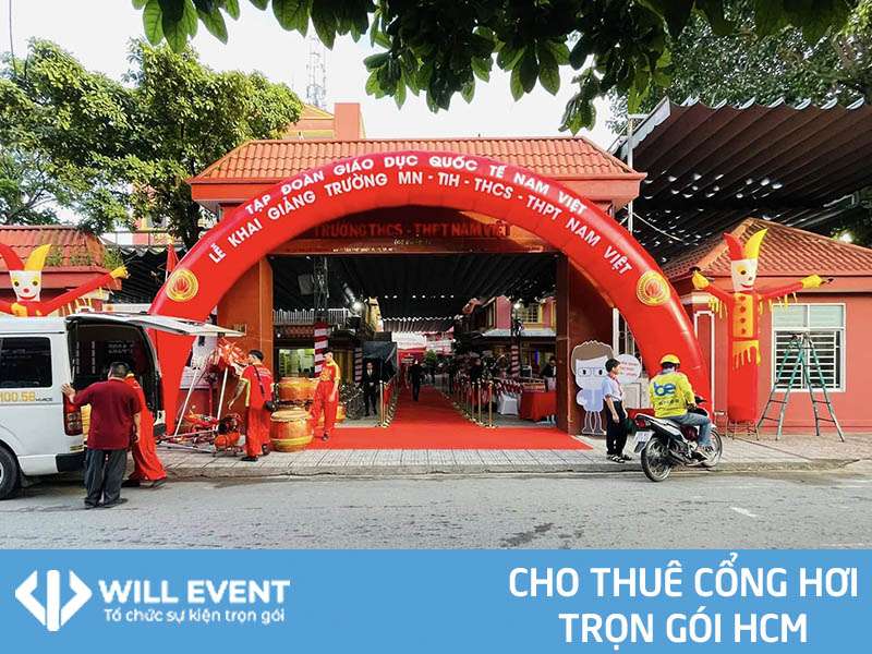 Cho thuê cổng hơi sự kiện trọn gói tại HCM