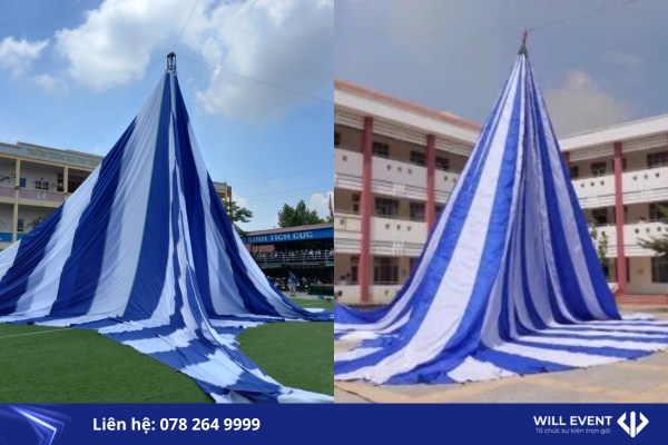 Căng và định hình dù