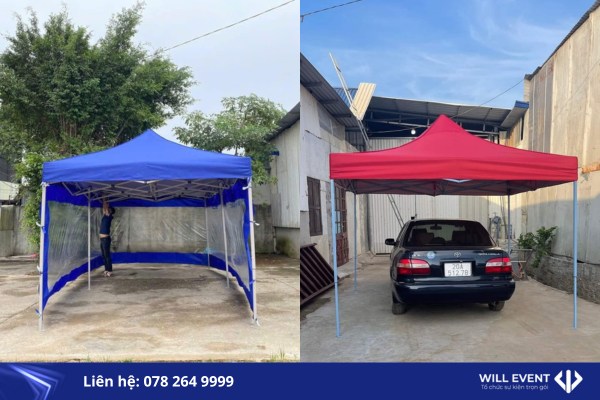 Nhà bạt lều xếp (nhà bạt di động)