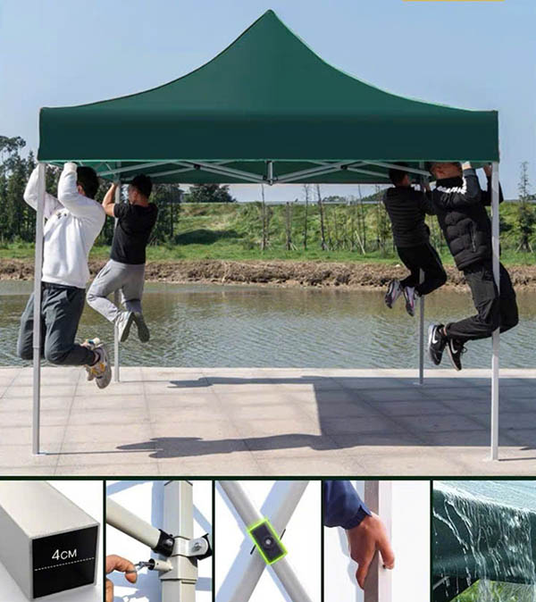 Cho thuê nhà bạt chắc chắn, 4 người đu ko gãy