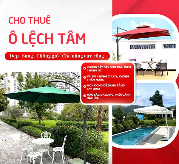 Cho thuê ô dù sự kiện HCM