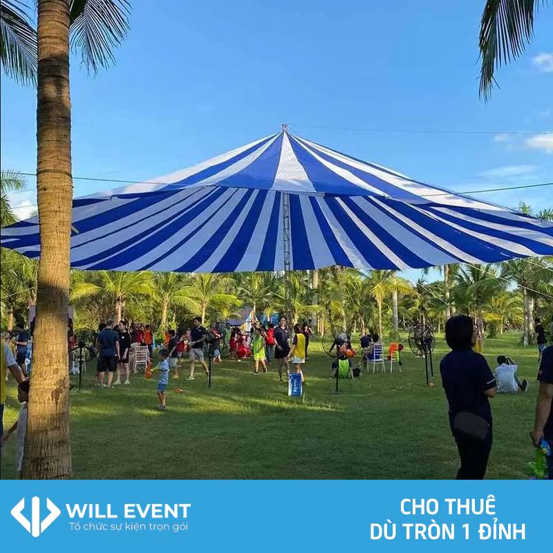 Cho thuê dù tròn 1 đỉnh sự kiện