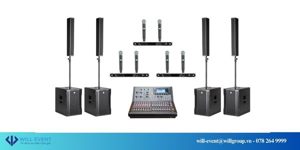 12 Loa Line Array công suất 1500W mỗi chiếc + 6 Sub đôi