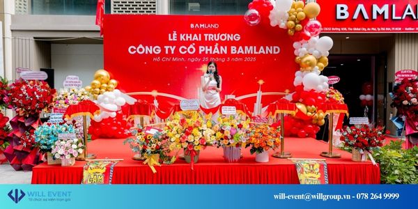 MC sự kiện khai trương BAMLAND