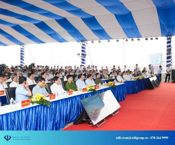 Sự kiện khởi công động thổ có trải thảm đỏ