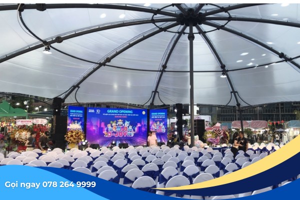 Cho thuê bàn ghế sự kiện: Lễ khai trương khu vui chơi giải trí