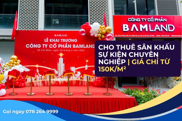 dịch vụ cho thuê sân khấu sự kiện giá rẻ