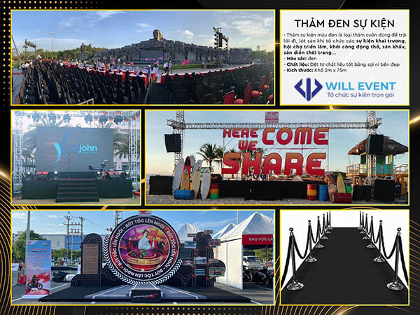 Thuê thảm đen sự kiện Will Event