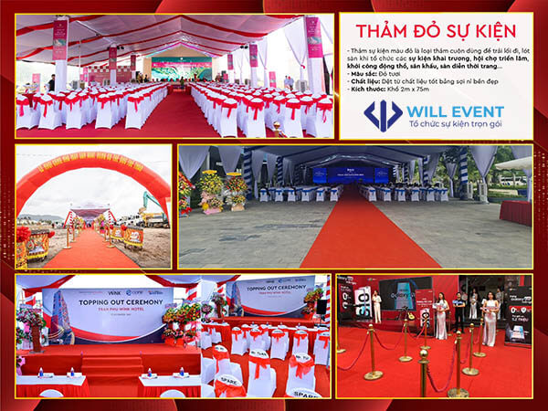 Thuê thảm đỏ sự kiện will event