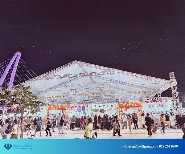 thuê rạp sự kiện Hello Weekend Market