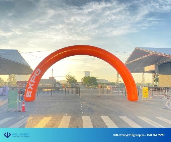 cho thuê cổng hơi sự kiện EXPO