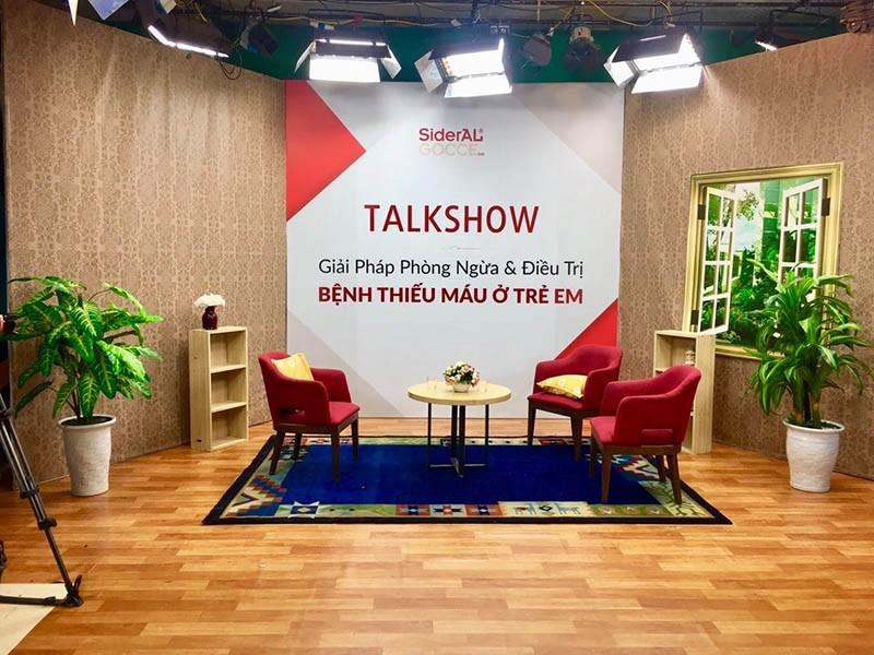 Bàn ghế talkshow giải pháp điểu trị thiếu máu ở trẻ