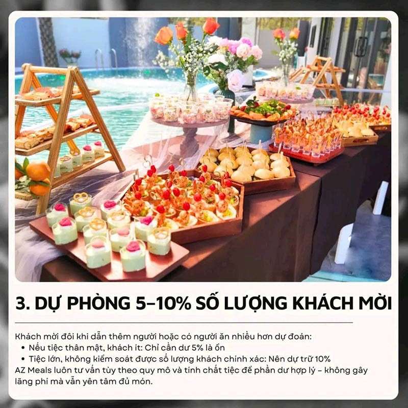 Kinh nghiệm lựa chọn tiệc tea break để không thiếu món