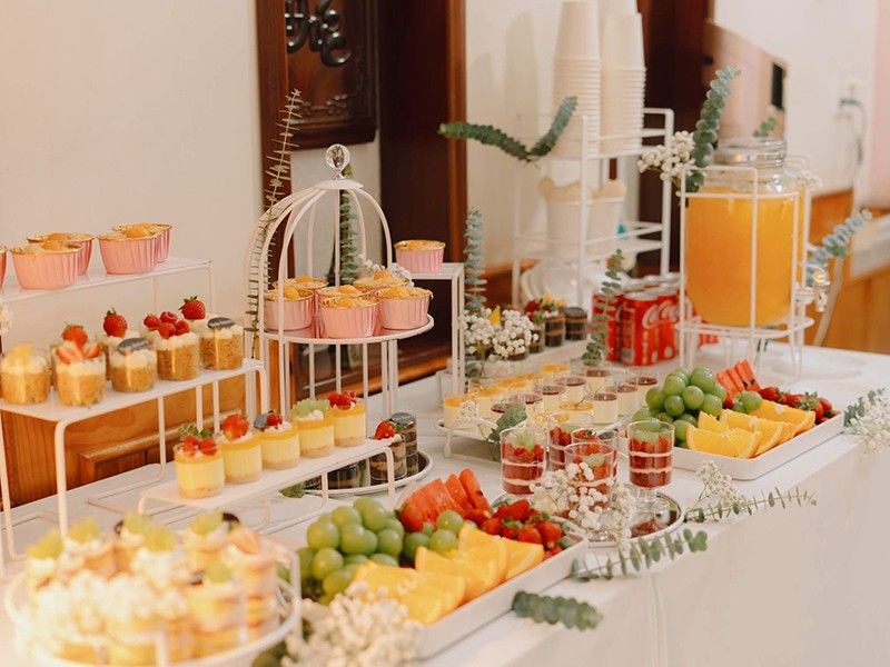 Tiệc tea break menu