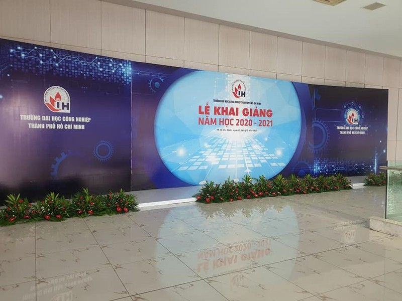 Backdrop khai giảng