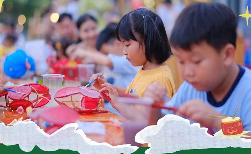 Làm lồng đèn trung thu