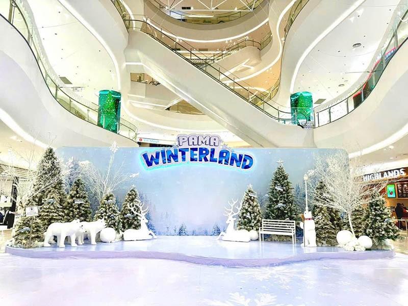 Backdrop noel cho TTTM Pama Winterland