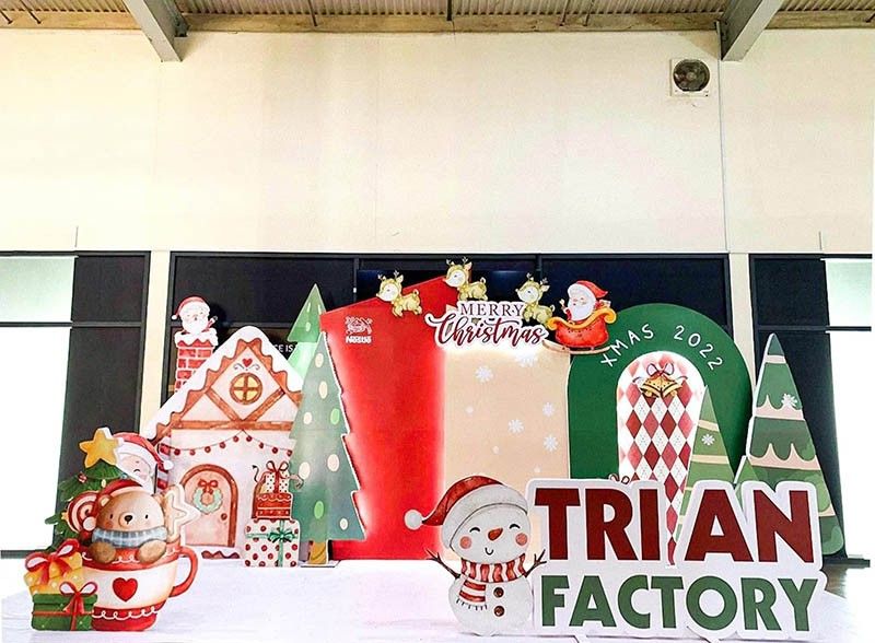 Backdrop Noel cho công ty Trí Tôn Factory