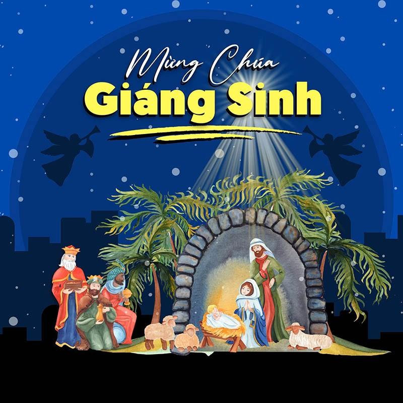 Backdrop công giáo - backdrop giáng sinh nhà thờ
