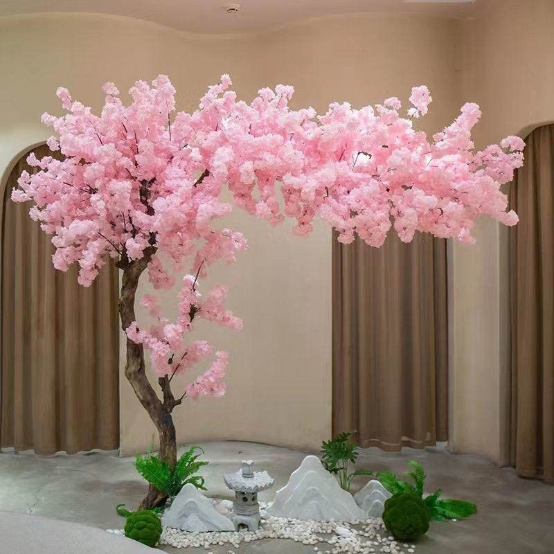 Cây đào giả nghệ thuật trang trí spa